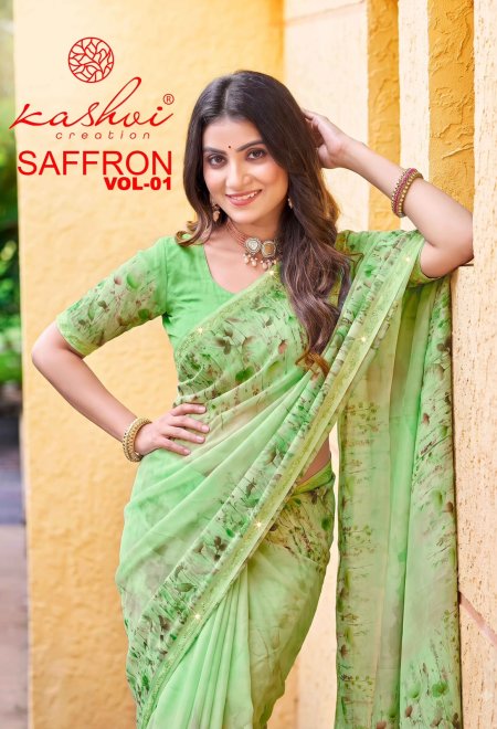 Saffron Vol 1 By Kashvi Raga Weightless Saree 